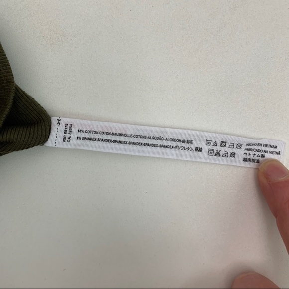 Free People Racer Back Tank Top army green - Picture 4 of 5